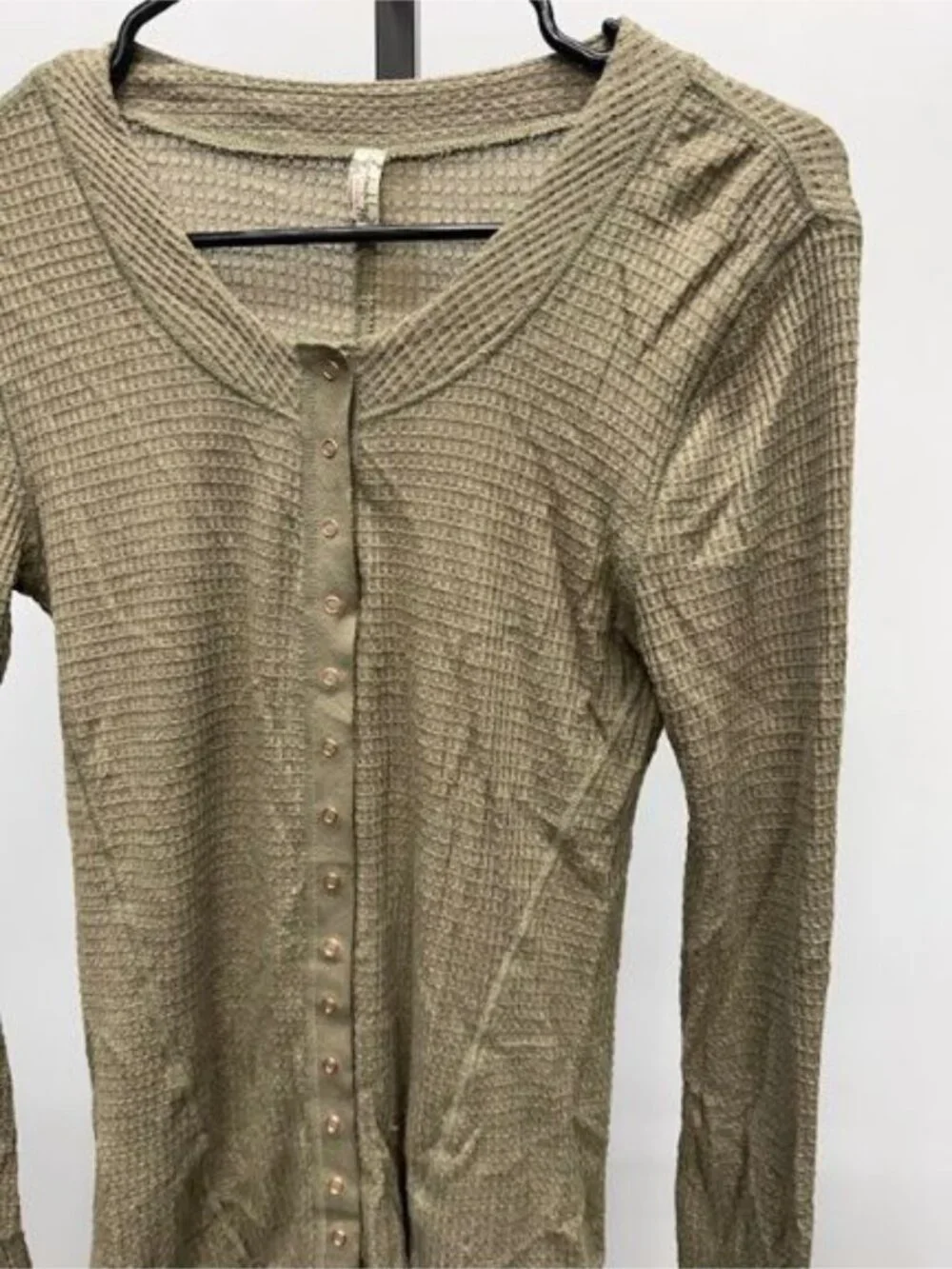 Free People Intimately Going Places Cardi in Sage Beige